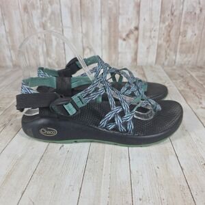 Chaco Women's Z/Cloud X‎ Sandals Strappy Black Blue Green Size 7